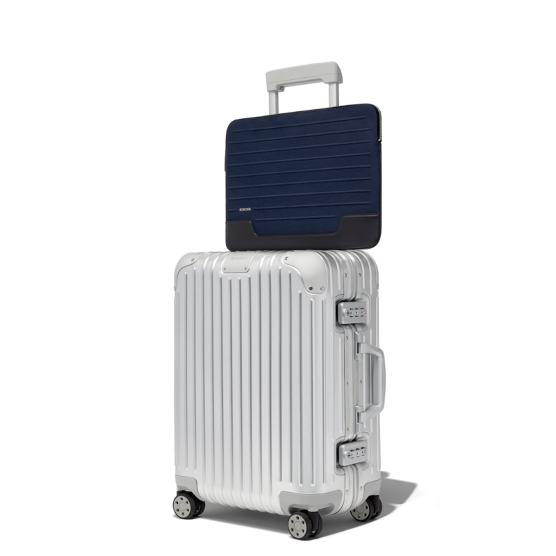Hand Carry Rimowa Never Still - Lona Planos Pouch Azul Marino Azules | 6GoigUKSTsP