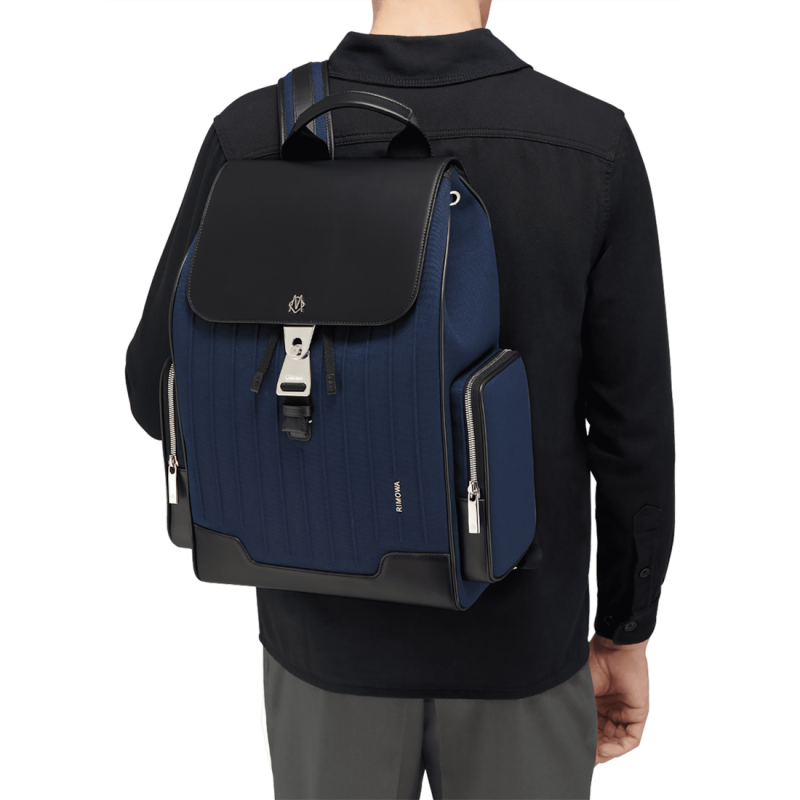 Mochilas Rimowa Never Still - Lona Flap Large Azul Marino Azules Negras | Jkc1Y31MJnA